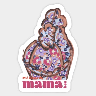 Mama hen - peony Sticker